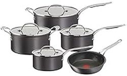 Jamie Oliver by T-fal Cook's Classic Hard Anodized Cookware Set 9PCs with Induction