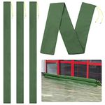 4 Pcs 6' × 6" Long Sand Bags for Flooding - Thickened Canvas Flood Protection Sandbag Tube with Elastic Band, Reusable Flood Rain Wind Barrier Sand Bag Tube for Door Window Flood Control