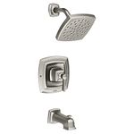 Moen 82922SRN Conway One-Handle Posi-Temp Tub/Shower Faucet, Spot Resist Brushed Nickel