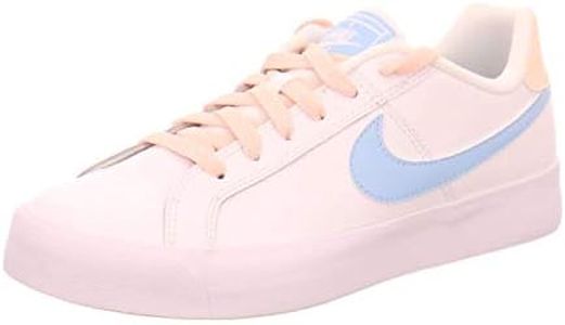 Nike Women's WMNS Court Royale Tennis Shoes, White Psychic Blue Crimson Tint 108, 8 US