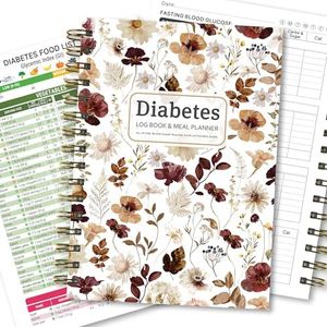 Diabetes Log Book & Food Journal – Blood Sugar Tracker, Food List & Meal Planner, Glucose & Carb Monitoring, GI Index Chart, Daily Record for Types 1 & 2 Diabetic Management