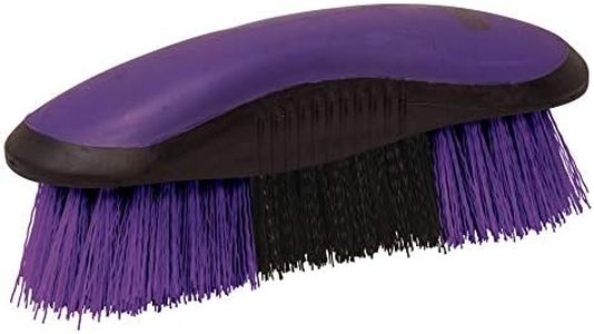 Weaver Leather Dandy Brush, Black/Purple