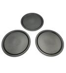 TIJAR® Mini Pizza Pans, 7inch, Pack of 3, Strong Durable Non Stick Baking Tray (Mini Pizza Pans Pack of 3)