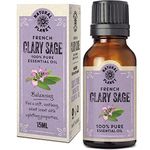 Natural Planet Clary Sage Essential Oil 15ML Natural 100% Pure & Undiluted Therapeutic Grade, Cruelty Free