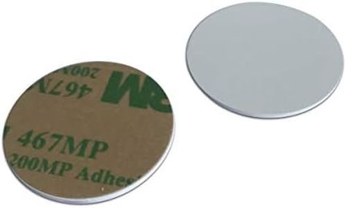 YARONGTECH rewritable rfid 125khz T5577 coin tag adhesive back Dia 25mm thickness 1mm (pack of 5)