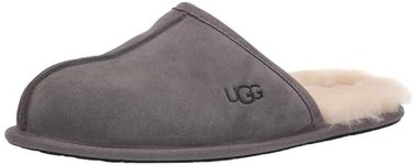 UGG Men's Scuff Slipper, Dark Grey, 6 UK