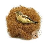 EcoSoft Natural Coconut Fiber Nesting Material for All Birds and Small Animals Sufficient for 4 Bird Nests (Nest Fiber (250 gm))