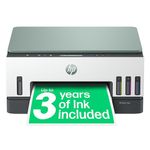 HP Smart Tank 7007 All in One Printer | Perfect for Home | Colour | Wireless | Print, Scan, Copy | Includes up to 3 Years of Ink | Refillable | 2-Sided Printing | Easy Setup | Reliable Wi-Fi