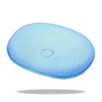 PRIME PICK Baby Pillow for Flat Head Syndrome Prevention - Memory Foam - Newborn Shaping Pillow and Neck Support (Blue)
