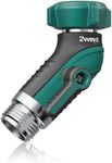 2WAYZ *2023 NEW DESIGN* 45° Metal Hose Elbow, Hose Adapter, Hose Angle Connector, Water Hose Shut Off Valve, Heavy Duty
