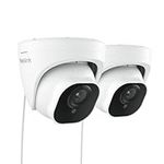 Reolink PoE Security Camera 5MP Super HD with Person/Vehicle Detection, IP67 Waterproof with microSD Card Slot, Audio, 30m IR Night Vision, RLC-520A 2 Pack