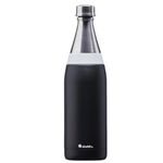 Aladdin Fresco Thermavac Stainless Steel Water Bottle 0.6L Lava Black – Leakproof - Keeps Cold for + 10 Hours - BPA-Free - Dishwasher Safe - Reusable Thermos Flask with Durable Finish