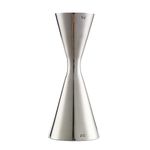 Jigger, Stainless Steel Double Jigger,Japanese-Style Silver Stainless Steel Cocktail Jigger,Wine Measuring Device,Stainless Steel Cocktail Layered Measuring Cup 1oz, 2oz.