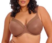 Elomi Women's Smooth: Ultimate Support & Comfort with Aerocool Fabric. Molded Cups, Tulle Top Cup, Soft Underband. DD+ Bras, Clove, 34H