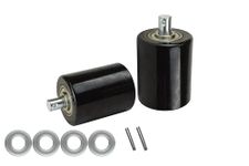 Pallet Jack Load Wheels Kit Fit BT L 2000-U, BT L 2300-U, LHM 230, Wheels Set with Axles, Fasteners.