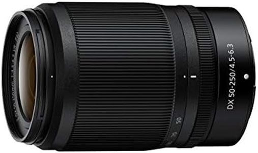 Nikon NIKKOR Z DX 50-250mm f/4.5-6.3 VR, Teleobiettivo zoom mirrorless compatto, AF Silenzioso, meccanismo di ritrazione, nero [Nital Card: 4 Anni di Garanzia]