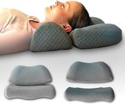 Doctor's Choice 12-in-1 Versatile Memory Foam Pillow – Ergonomic Two-Piece Cushion with Detachable Lumbar Support, Curved Design, Removable Cover – Perfect for Office, Home, Travel, Pregnancy Comfort