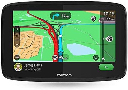 TomTom Go Essential 5 Inch GPS Navigation Device with TomTom Traffic Avoidance Map Updates Europe Hands-Free Calling Updates via Wi-Fi TMC