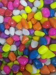 OhhSome [1Kg] Multi Color Crystal Unpolished Stone Pebbles Pebbles/Gravels/Stone Pebbles For Plants Pots & All Purpose Pack