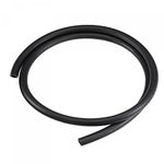 sourcing map 7mm x 10mm 3.3ft Black Rubber Lubricant Tubing Oil Resistant Plastic Tubing for Oil Hose, Water Tube