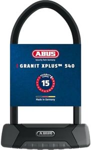 ABUS U-lock Granit XPlus 540 + USH mount - Bike lock with 13 mm shackle and XPlus cylinder - security level 15