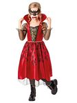 Rubie's 3004177-8000 Official Vampiress Costume, Girls, Multicolour, L