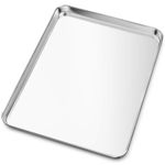 Baking Sheet, Yododo Stainless Steel Baking Pans Tray Cookie Sheet Toaster Oven Tray Pan Cookie Pan, Non Toxic & Healthy, Superior Mirror Finish & Rust Free, Easy Clean & Dishwasher Safe - 24 inch