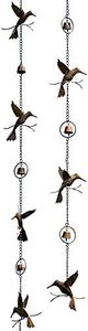 Ancient Graffiti Hummingbird & Bell Rain Chains, Pack of 2