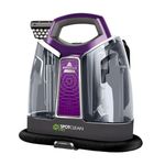 BISSELL SpotClean Pet | Portable Carpet Cleaner | Remove Spots, Spills & Stains with HeatWave Technology | Clean Carpets, Stairs, Upholstery, Car Seats | 36982 | Titanium/Purple