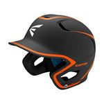 Easton Z5 2.0 Batting Helmet | Baseball Softball | Senior | Matte Black/Orange | 2020 | Dual-Density Impact Absorption Foam | High Impact Resistant ABS Shell | Moisture Wicking BioDRI Liner