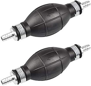 LYTIVAGEN 2 Pezzi Pompa Manuale per Carburante Gasolio Pompetta Lampadina Pompa per Aspirare Liquidi Gasilio Benzina(8MM)