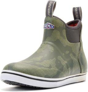 SUREWAY Men's Waterproof Ankle Deck Boots, All Volcan Ash, Size 12