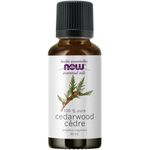 NOW Essential Oils, Cedarwood Oil, Strengthening Aromatherapy Scent, Steam Distilled, 100% Pure, Vegan, Child Resistant Cap, 30mL