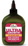 Difeel Ultra Hair Growth Oil Infused With Basil and Castor Oil 2.5 oz. - Great Treatment for Hair Thinning, Grow Hair Fast