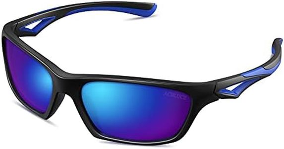 ACBLUCE Polarized Sunglasses for Kids Boys Girls Child Children Toddler Wayfarer Youth Sports