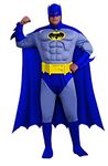 Rubies Costume Batman: The Bold and The Brave Muscle Chest Batman Adult Plus Size, Blue