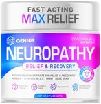 GENIUS Neuropathy Nerve Relief Cream with Arnica and Vitamin B6 - Maximum Strength for Feet, Hands, Legs, Toes - Soothing and Effective Relief