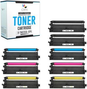 CMYi TN635XL Combo Pack Replacement Toner Cartridge for Brother HL-L8430CDW, L8430CDWT, L8570CDW, MFC-EX575, L8730CDW, L8930CDW, L8970CDW Printer (2 Black, 2 Cyan, 2 Magenta, 2 Yellow)