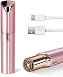 Facial Hair Removal for Women, Mini Hair Remover, Electric Razor Shaver Portable Bikini Epilator for Lips, Chin, Armpit, Peach Fuzz, Fingers, Neck, Cheek and USB Rechargeable(Rose Gold)