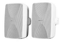 Rockville 2 WET-7020W 5.25" 70V Commercial Indoor/Outdoor Wall Speakers in White