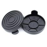 SWNKDG 2 pieces spool cover suitable for Gardenline GLR GLT, EINHELL GC-ET 4530 set, black