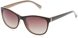 Polaroid Sunglasses Women's P8339s Sunglasses, Black, 55mm