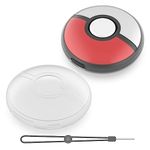 HUAYUWA Silicone Protective Case for Poke-mon GO Plus+ 2023 Soft Protector Cover Case with Hand Strap Compatible with Poke Ball GO Plus Plus Shell Accessories