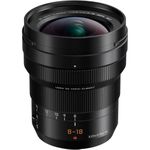 Panasonic LUMIX Professional 8-18mm Camera Lens, G Leica DG Vario-ELMARIT, F2.8-4.0 ASPH, Mirrorless Micro Four Thirds, H-E08018 (Black)