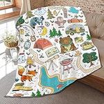 Camping Blanket Gifts for Kids,Soft