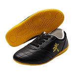 G-LIKE Jinji Unisex Adults Chinese Tai-Chi Wu Shu Kung Fu Shoes Basic Style for Daily Training Morning Exercises (44 EU, Black)