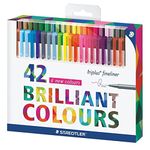 Staedtler 334C42 Triplus Fineliner Pens, Assorted - Set of 42