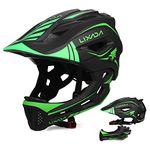 Taruor Kids Full Face Helmet Detachable Children Sports Safety Bike Helmet Protective Gear for Cycle Skateboarding Roller Skating Scooter