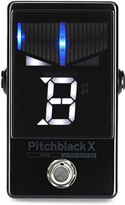 Korg - PB-X Pitchblack X Series - Chromatic Guitar/Bass Pedal Tuner - Black