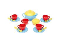 Green Toys Tea Set, Blue/Red/Yellow